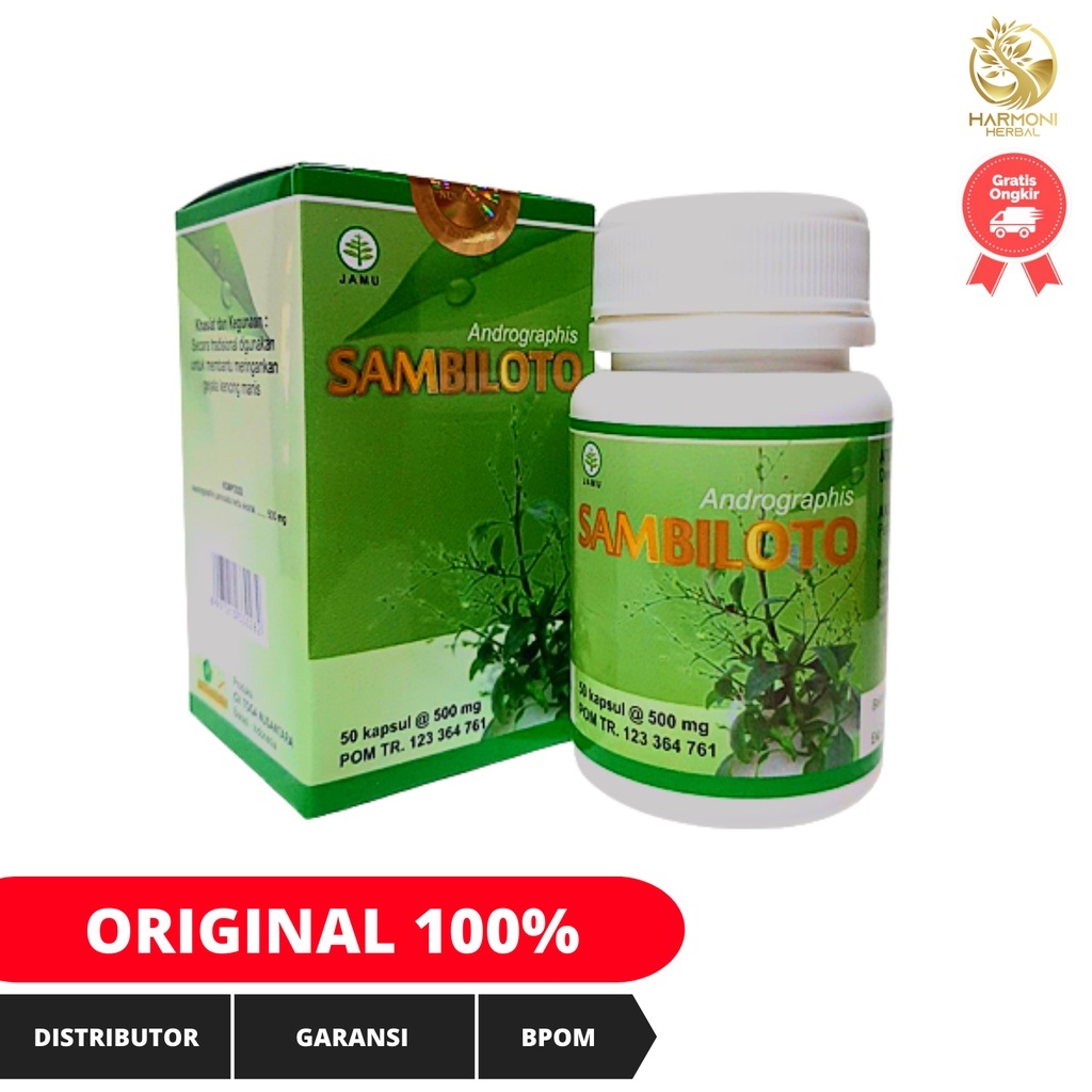 Kapsul Herbal Sambiloto Membantu Meringankan Gejala Kencing Manis