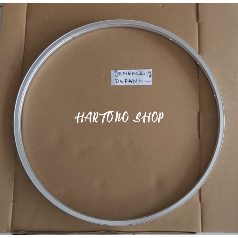 32 Lubang PELEK Sepeda Ukuran Ban 26 x 13/8 (JENGKI) DEPAN FELEK PELEX FELEG VELG RIM ALLOY Araya