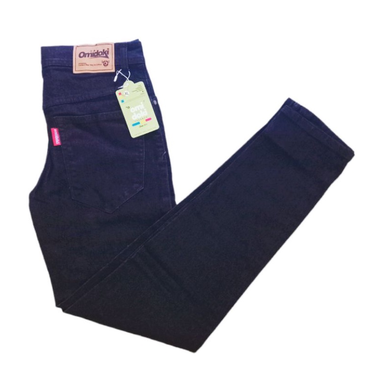 Omidoki Celana Panjang Jeans Dark Navy Stretch Denim Selvedge