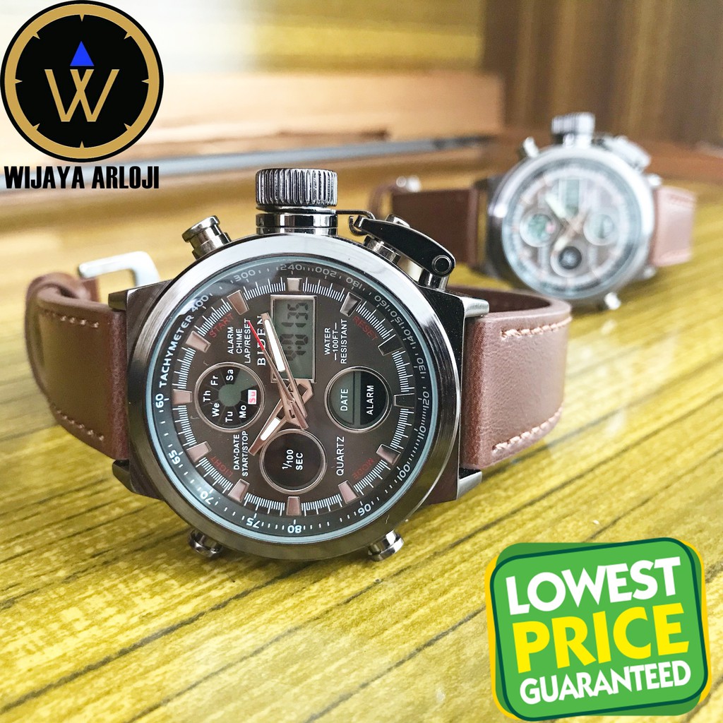 Jam Tangan Pria Original Analog Digital Quartz Watch BIDEN Exodus BD15