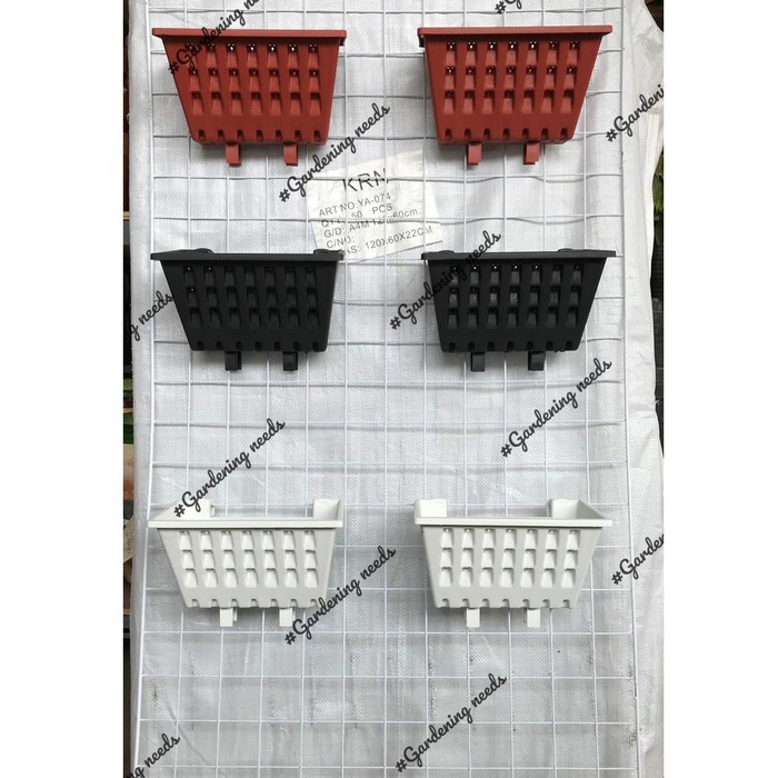 Ram Besi 60 x 120 cm Rak pot bunga dinding tanaman aksesoris
