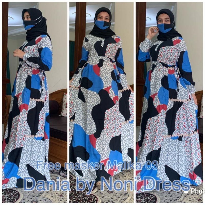 DASTER ARAB NONI DRESS DANIA BY NONI DRESS ORI