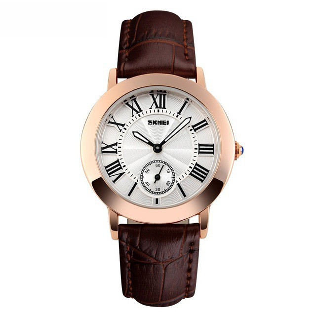 TERLARIS Jam Tangan Wanita Analog SKMEI 1083 Leather Jam Tangan Analog SKMEI Original