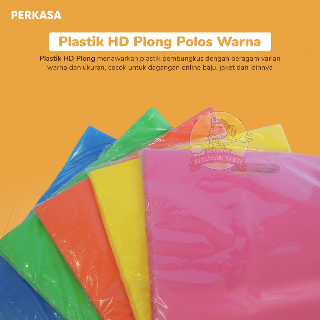 Plastik Packing HD Plong 25x35/ Plastik HD Plong Terlaris isi 100