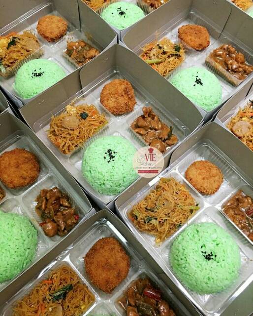 (Isi 50pcs) Mika Nasi Box/Mika Nasi Kotak/Mika Lunch Box