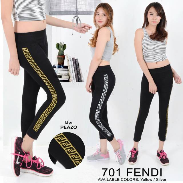 Legging import murah fendi sambung