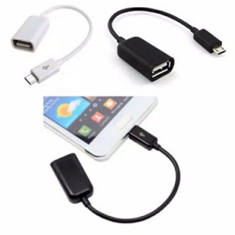 otg V8 kabel micro usb dan type c otg on the go smart kit