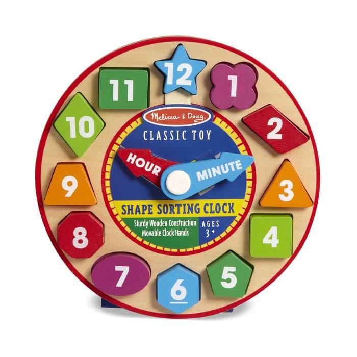 shape sorting clock