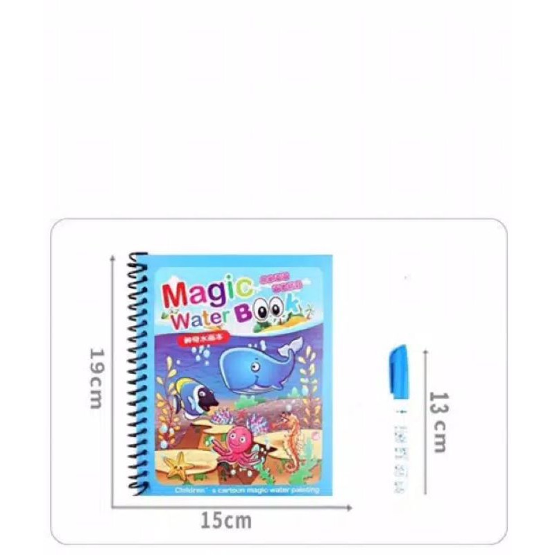 

Magic Water Book/buku gambar ajaib/mainan edukasi/buku gambar air