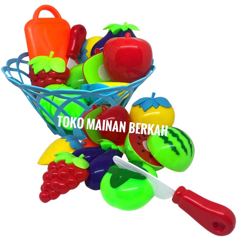 MAINAN EDUKASI SAYUR BUAH POTONG | MAINAN SET TALENAN PISAU SAYUR BUAH POTONG-2