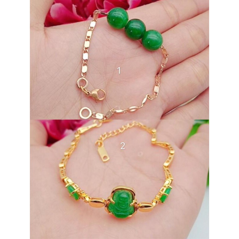 gelang giok lapis emas 88