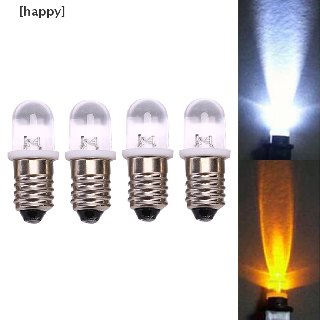 Ha 5pcs Bohlam Lampu Indikator Led E10 Dc 3v 4.5v Untuk Instrumen