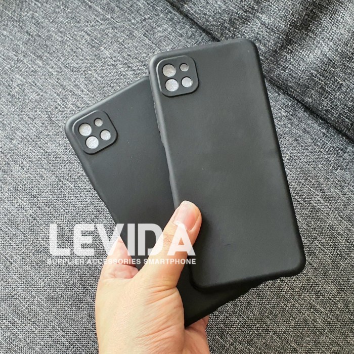 SAMSUNG A22 5G SOFT CASE MACARON LIST ORIGINAL SOFT CASE CASING CAFELE SOFT CASE