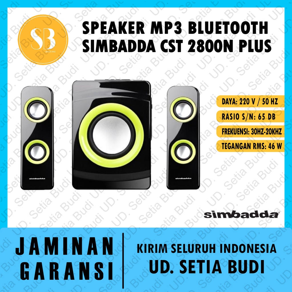 Speaker MP3 Bluetooth Simbadda CST 2800N PLUS