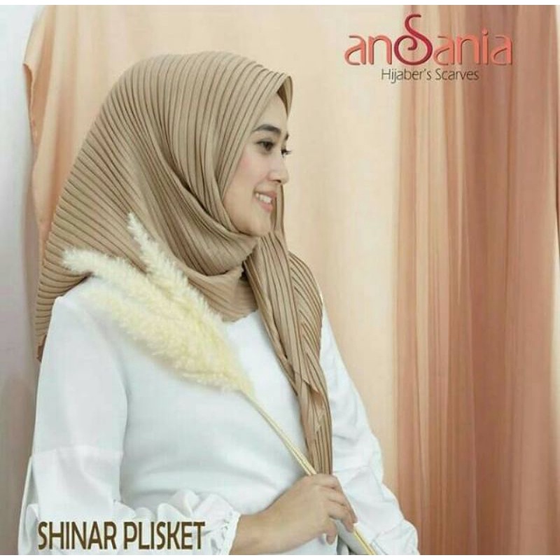 Jilbab Shinar Plisket Segi Empat Ansania-1