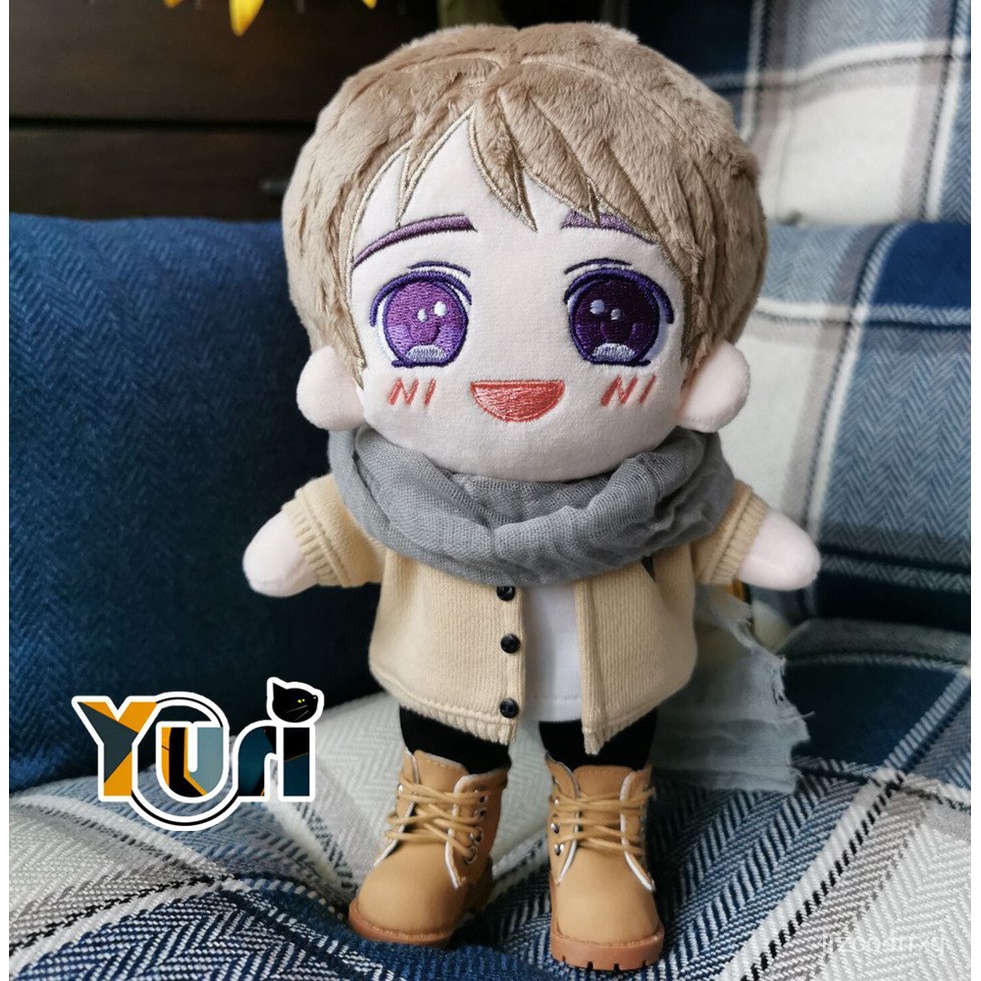 Anime APH Axis Powers Hetalia Ivan Braginsky 20cm Plush Doll Toy Animal Pajamas Clothes Outfit Gift