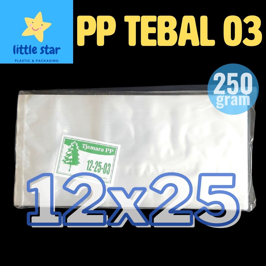 Plastik PP 12x25 03 bening