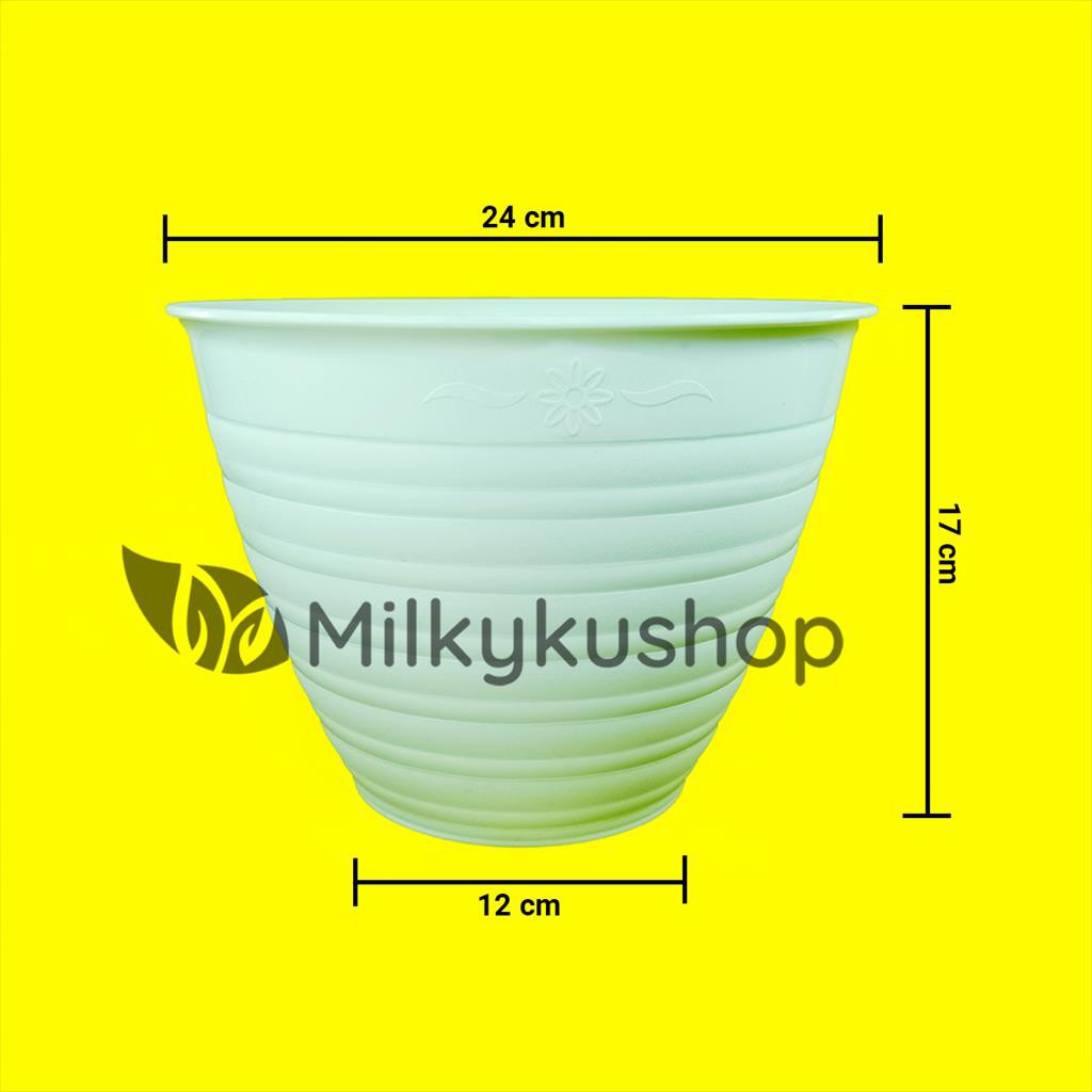 POT CMB 24 TAWON PUTIH 24 CM -  POT BUNGA TANAMAN