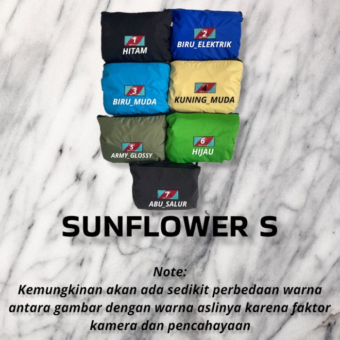 Jas Hujan Sunflower Size S Kids Raincoat Ukuran Anak