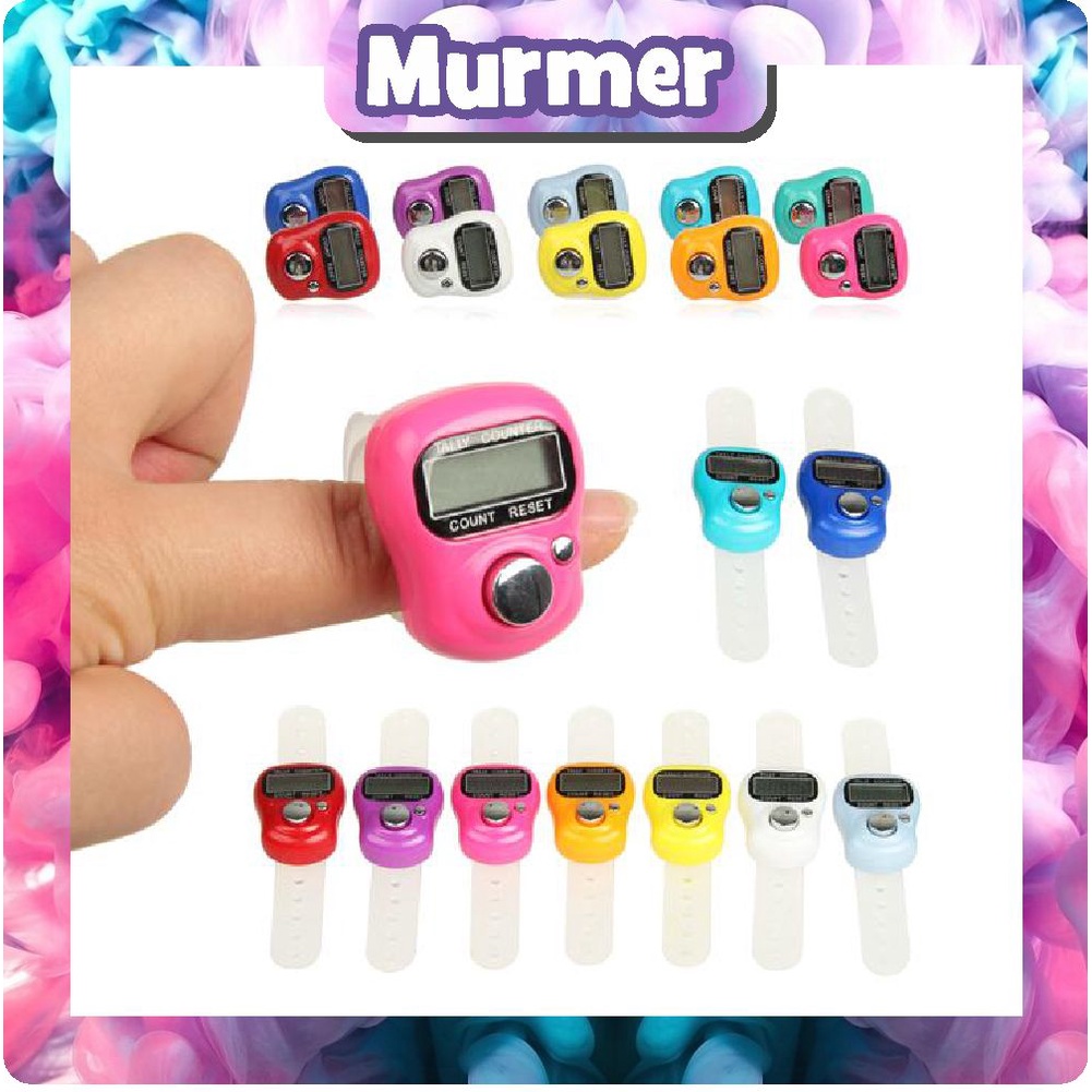 MurmerOfficial Tasbih Digital Mini Tally Counter Alat Hitung Tasbeh Digital / Finger Counter ImportMurah Packingan OPP R031