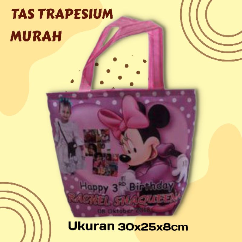 

Tas Ultah/Goodiebag Trapessium Murah