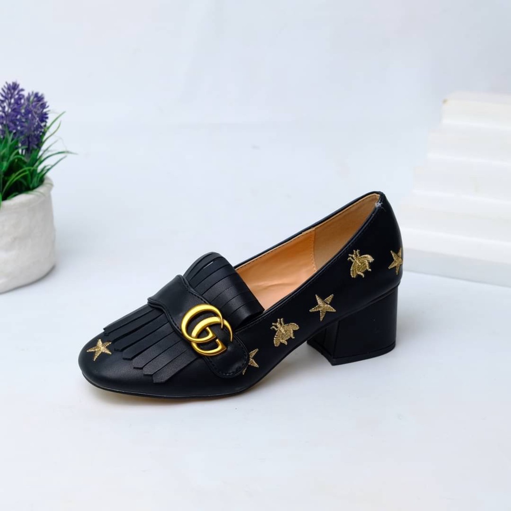 [7.7 Boombastis Sale⚡] - SEPATU WANITA HAK TAHU GC GCS008 HIGH HEELS PREMIUM IMPORT