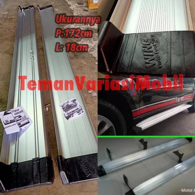 FOOTSTEP BRV HRV CRV INJEKAN KAKI KAKI SAMPING MOBIL FULL SET ORIGINAL TERMURAH SEDUNIA