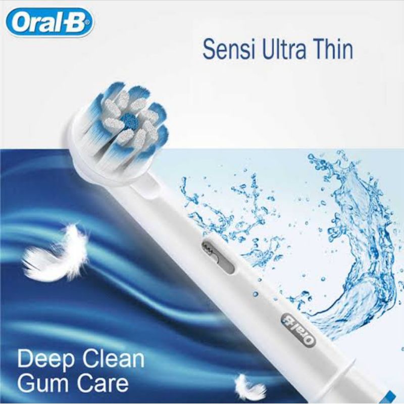 REFILL Sikat Gigi Elektrik Oral B Braun SENSI ULTRATHIN