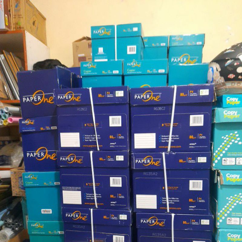 

KERTAS PRINT A4 75GR PAPER ONE ORIGINAL TERMURAH (1 rim)