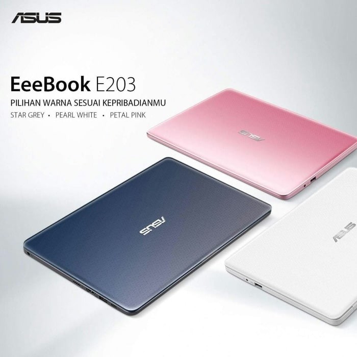 Baru ASUS E203MAH N4000  4GB  500GB  WIND10    Putih Berkualitas