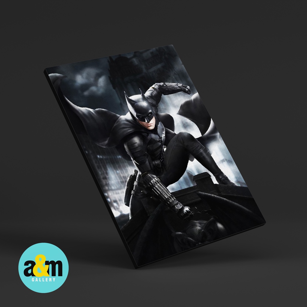 Pajangan Dinding Kamar BATMAN I Hiasan Dinding Kamar BATMAN I Poster Kayu Superhero Dekorasi Kamar - A&amp;M