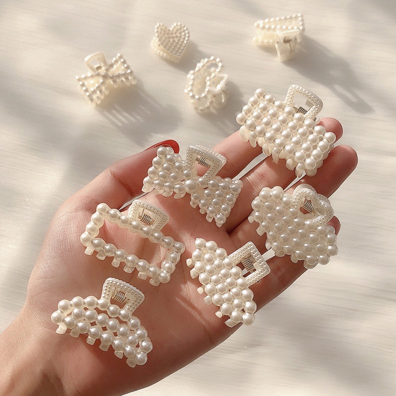 Women Korean INS Style Imitation Pearl Small Hair Clips