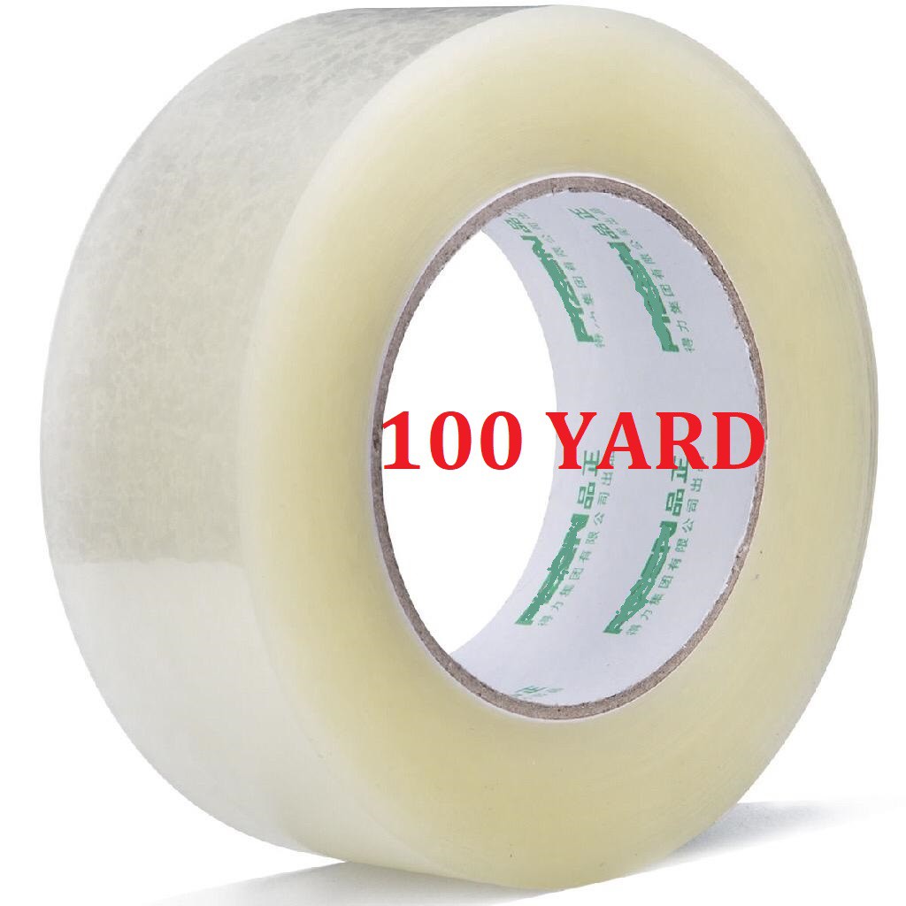 

ISOLASI BENING 100 Yard Isolasi SELATIP Clear Tape 45mm Daya Lengket Kuat LAKBAN