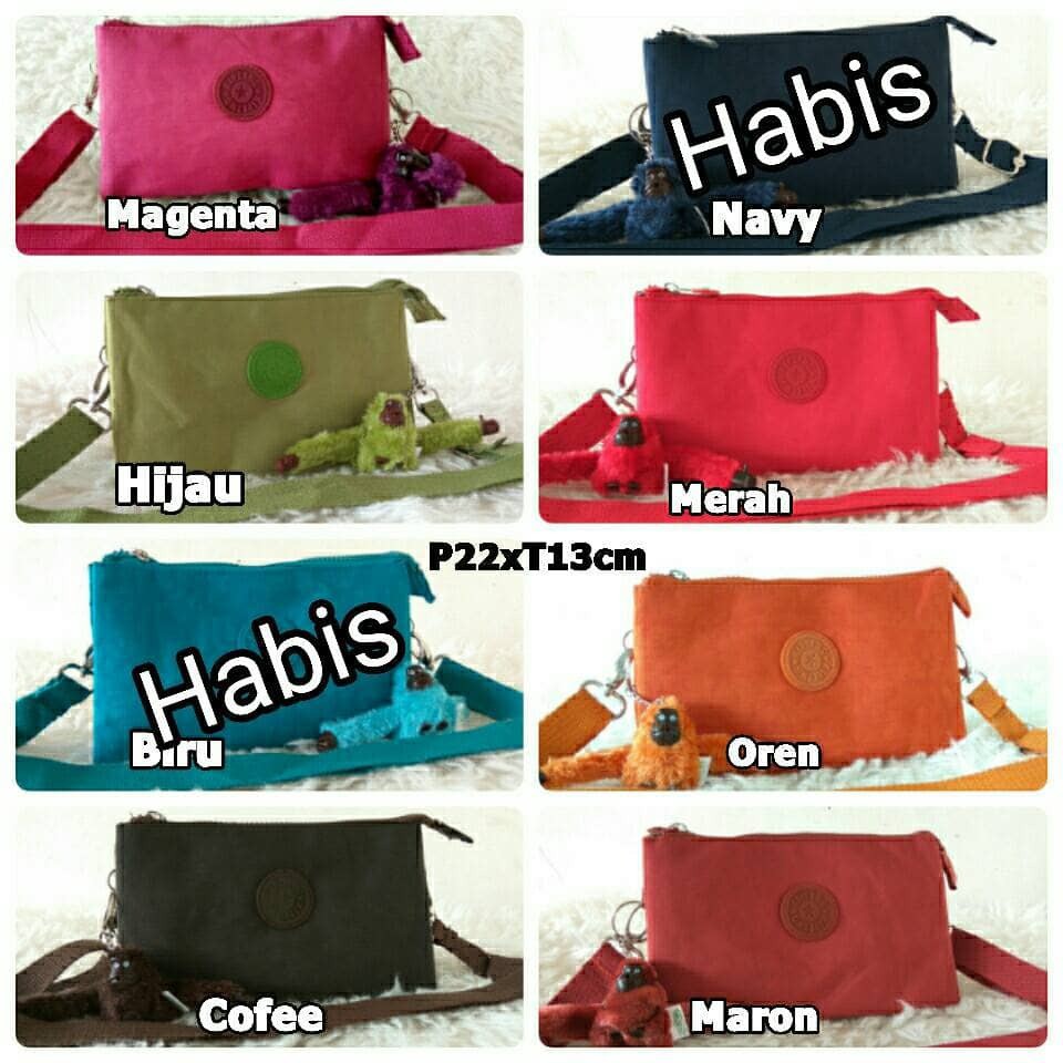 BEST SELLER TAS KIPLING SELEMPANG MINI 3RUANG POUCH KIPLING SELEMPANG
