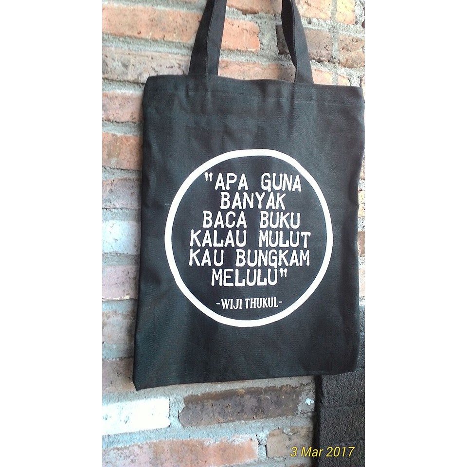 Tote Bag Kanvas Souvenir/ Tote Bag Costum