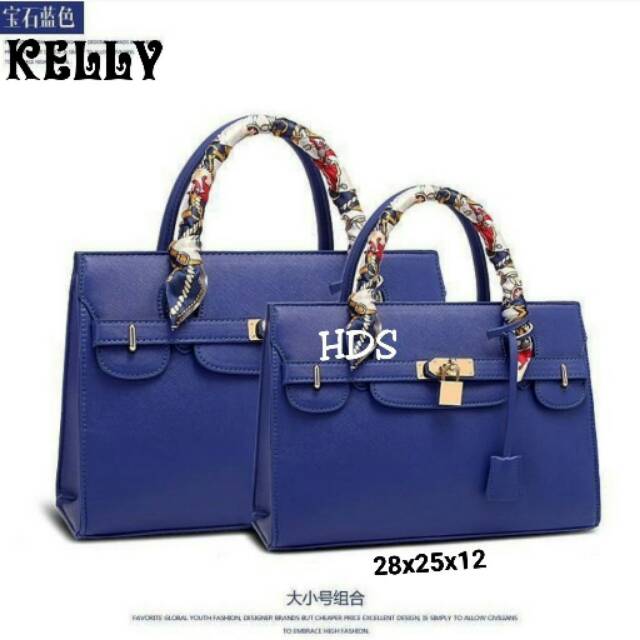 27% Off Handbag FASHIONLV Azurre Croissette Crossbody HandleBag  1662-3 / Selempang Wanita Brended