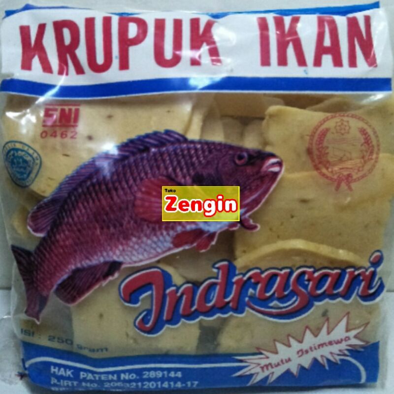 

Krupuk Ikan Kancing (Istimewa) cap Indrasari 250gr