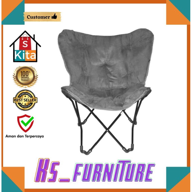 Kursi lipat/Kursi santai/Kursi lipat Busa/Kursi malas/Kursi senderan/Kursi santai/kursi camping