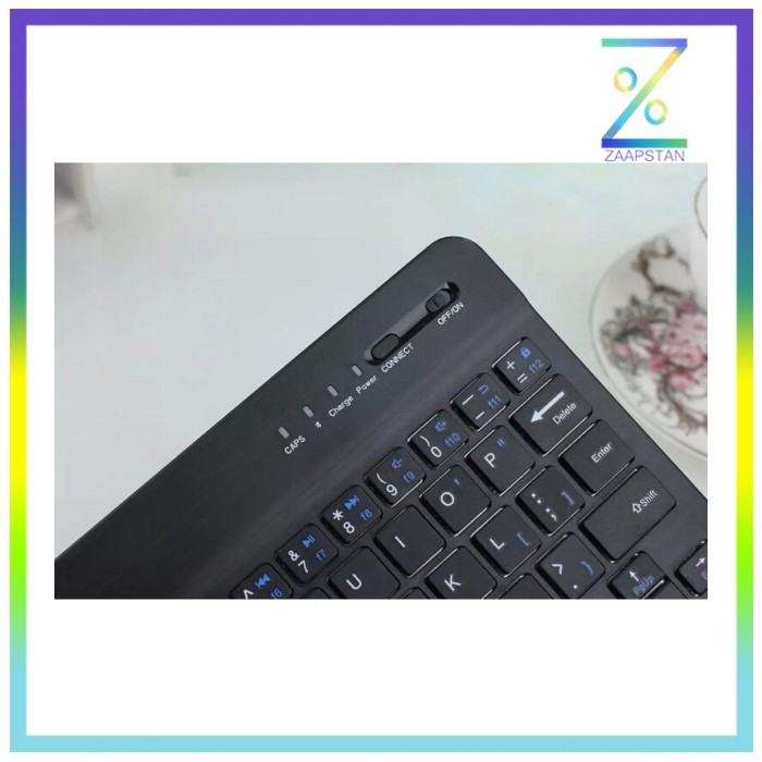 VONTAR Wireless Bluetooth Keyboard Rechargeable - KM78D - Black