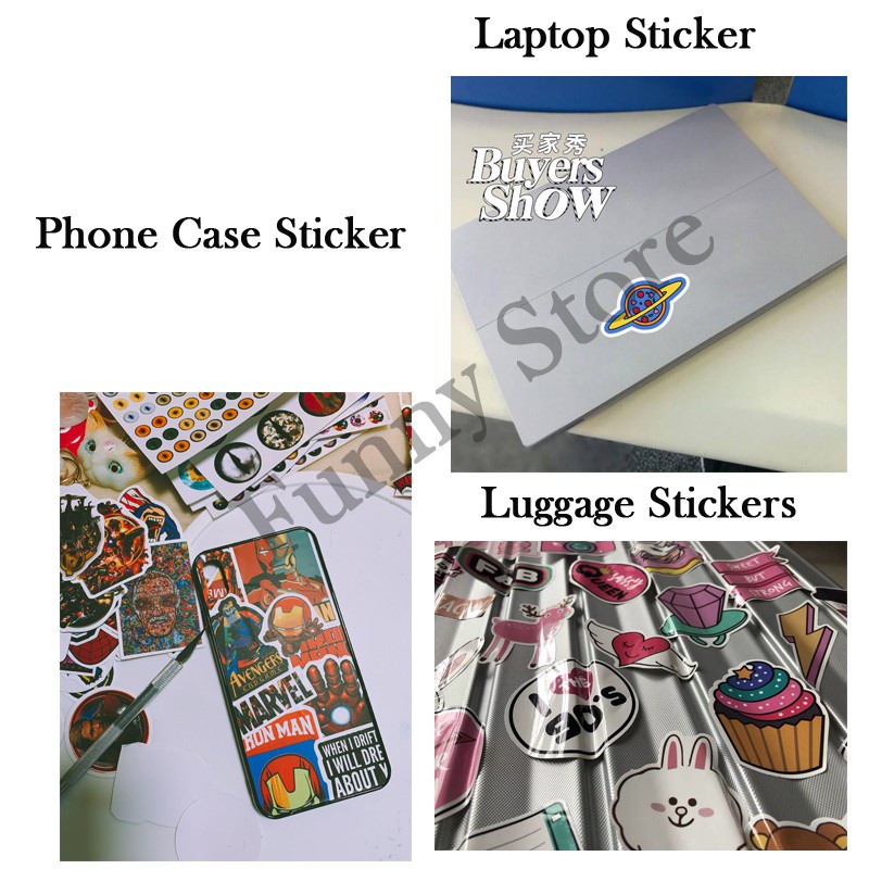 50Pcs/Lot Vinyl The Simpsons Stickers Anime Cartoon Sticker For Skateboard Luggage Laptop Guitar Fridge Phone Car Decal Stickers
