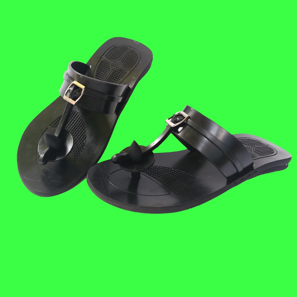 Sandal bandol banaran modis elegant bahan full karet model unik produksi home made