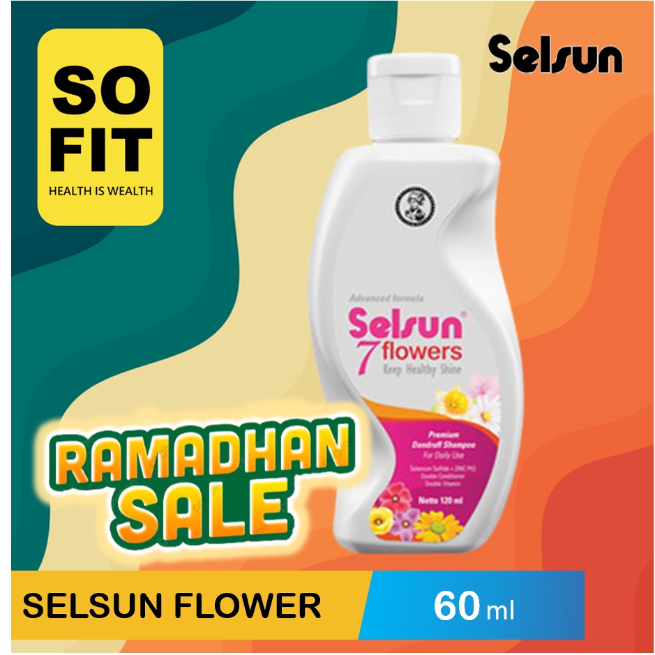 Shampoo Selsun 7 Flower 60 ml / Shampo Ketombe