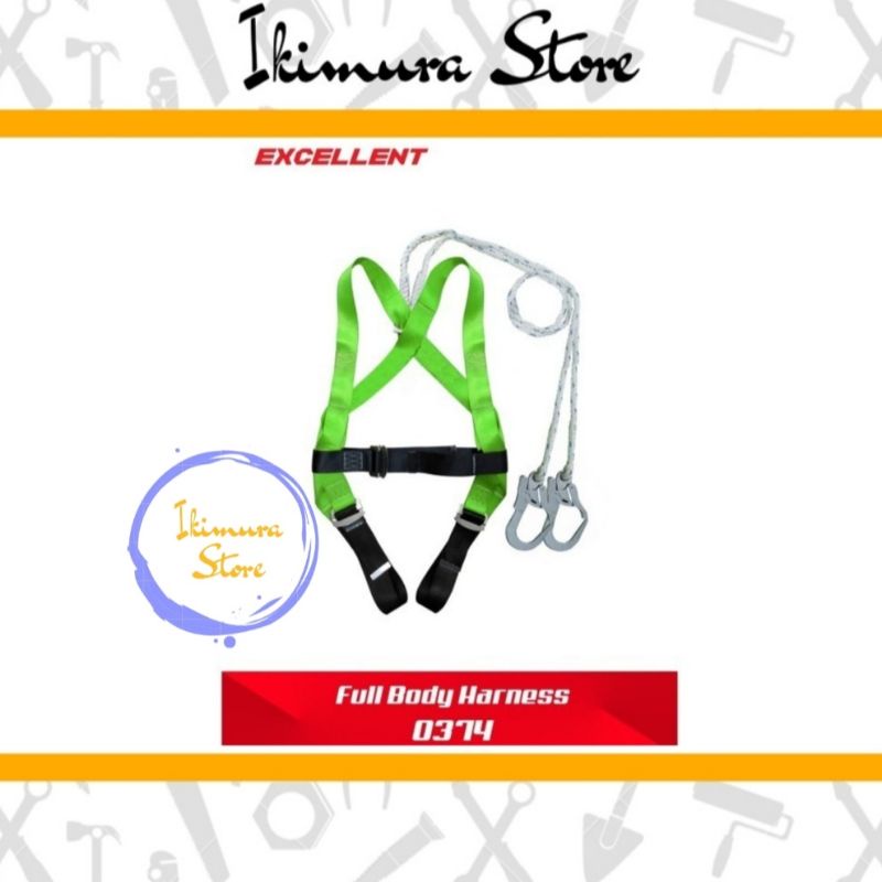 Full Body Harness Double Hook