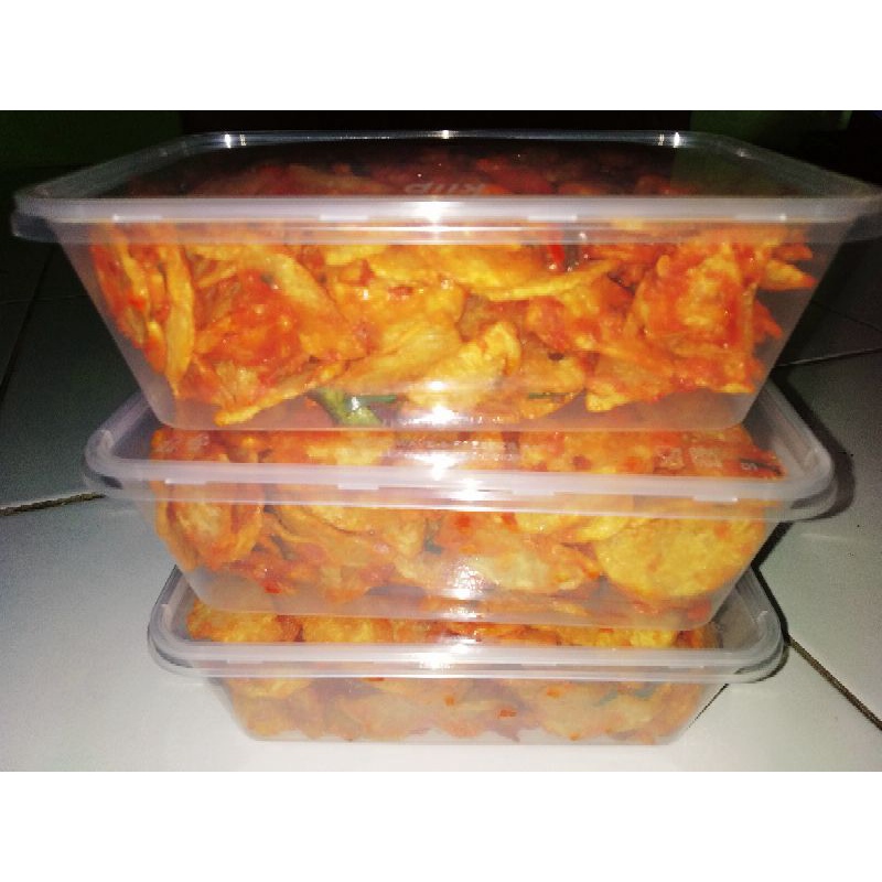 

kripik kentang balado pedas manis | ±250gr. beli 10 gratis 1