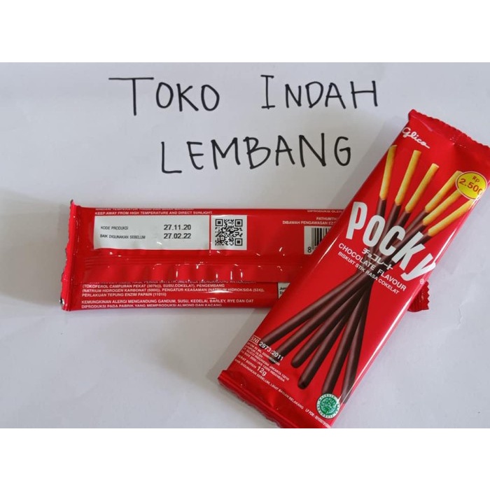 

[PROMO] POCKY CHOCO SINGLE 12 GR COKLAT 'GROSIR'