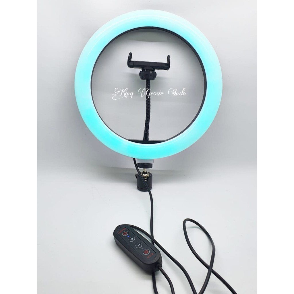 Soft Ring Light RGB LED MJ26 / Lampu Selfie Studio Photo ( 10 Inch / 26 cm )