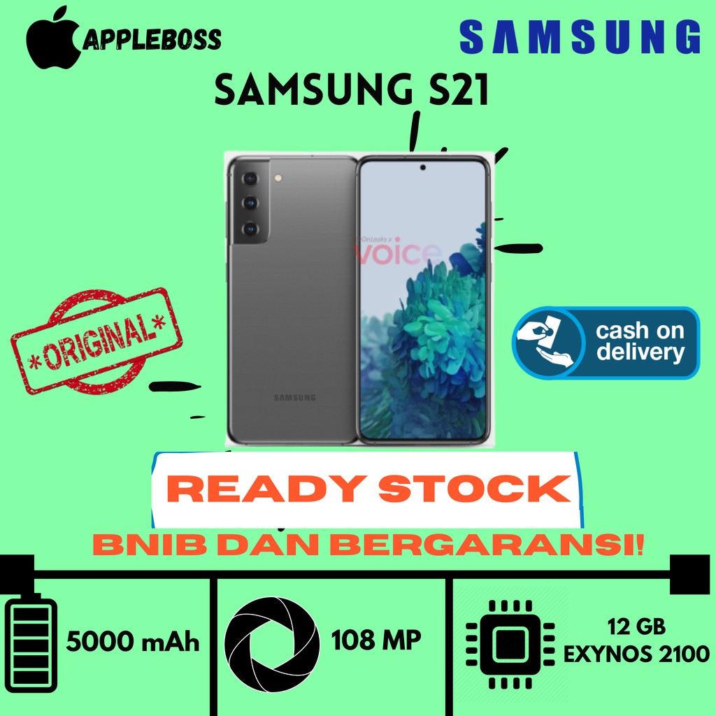 Samsung S21 8/256 Baru Original Indonesia Garansi Resmi