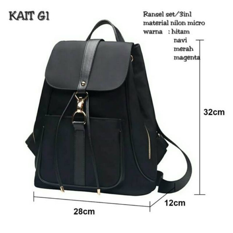 Tas Wanita Anti air Tas Ransel Murah Tas Batam Import murah