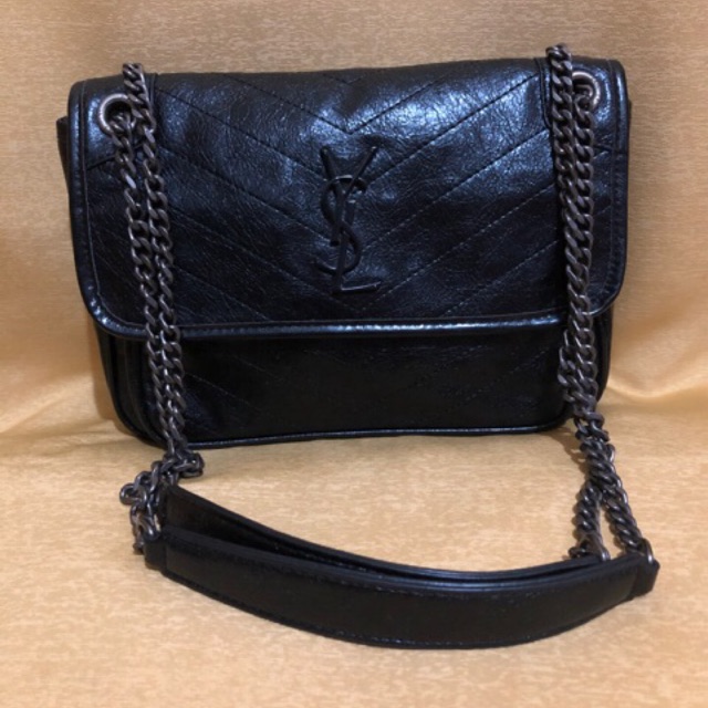 preloved YSL chain mirror second shoulder bag
