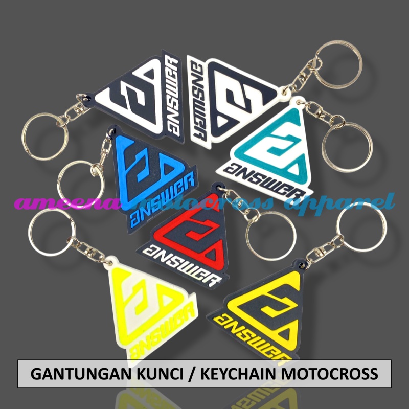 Gantungan Kunci Motocross - Keychain Trail MX - Gantungan Kunci Trabas - Keychain Enduro - Souvenir Trail - Keychain Souvenir - M1-AN